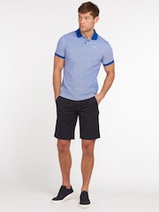 Barbour® Blue Sport 100% Cotton Polo Shirt - Image 3 of 6