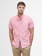 Barbour® Orange Oxtown S/S T Horizon 100% Cotton Shirt - Image 1 of 6