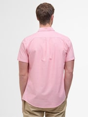 Barbour® Orange Oxtown S/S T Horizon 100% Cotton Shirt - Image 3 of 6
