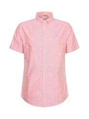 Barbour® Orange Oxtown S/S T Horizon 100% Cotton Shirt - Image 6 of 6