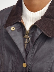 Barbour® Brown Beadnell Wax Rustic Jacket - Image 3 of 5