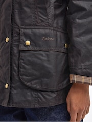 Barbour® Brown Beadnell Wax Rustic Jacket - Image 4 of 5