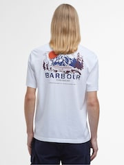 Barbour® White Perham 100% Cotton T-Shirt - Image 1 of 6