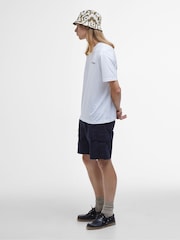 Barbour® White Perham 100% Cotton T-Shirt - Image 3 of 6