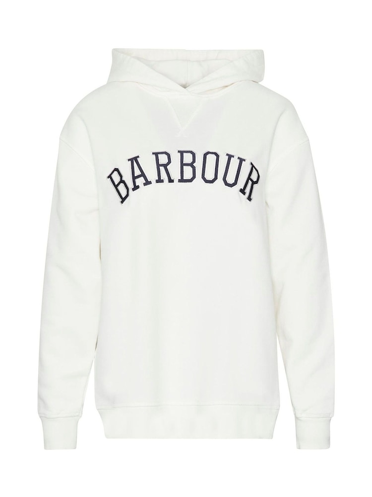 Damska bluza dresowa z kapturem Barbour® Northumb Cloud/n, 100% bawełny - Image 7 of 7