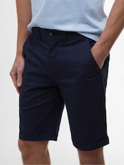 Barbour® Blue Smart Chino Shorts - Image 4 of 6