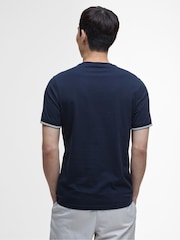 Barbour® International Blue Philip Tipped 100% Cotton T-Shirt - Image 3 of 6