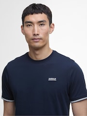 Barbour® International Blue Philip Tipped 100% Cotton T-Shirt - Image 4 of 6