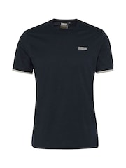 Barbour® International Blue Philip Tipped 100% Cotton T-Shirt - Image 6 of 6