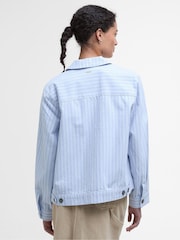 Barbour® Blue June Chambra 100% Cotton Overshirt - Image 2 of 6