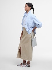 Barbour® Blue June Chambra 100% Cotton Overshirt - Image 4 of 6