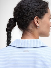 Barbour® Blue June Chambra 100% Cotton Overshirt - Image 5 of 6