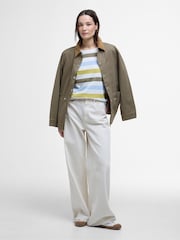 Barbour® Green Sonnie Casual Dusky 100% Cotton Jacket - Image 2 of 7