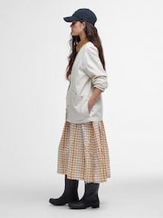 Barbour® White Sonnie Casual Salt 100% Cotton Jacket - Image 3 of 6