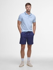 Barbour® Blue Washed Ox Oceana 100% Cotton Shorts - Image 1 of 6