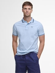 Barbour® Blue Washed Ox Oceana 100% Cotton Shorts - Image 4 of 6