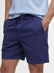 Barbour® Blue Washed Ox Oceana 100% Cotton Shorts - Image 5 of 6