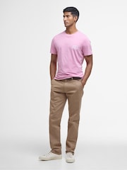 Barbour® Pink Cranmer Logo 100% Cotton T-Shirt - Image 3 of 5