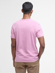 Barbour® Pink Cranmer Logo 100% Cotton T-Shirt - Image 4 of 5