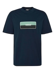 Barbour® International Split Lozenge 100% Cotton T-Shirt - Image 5 of 5