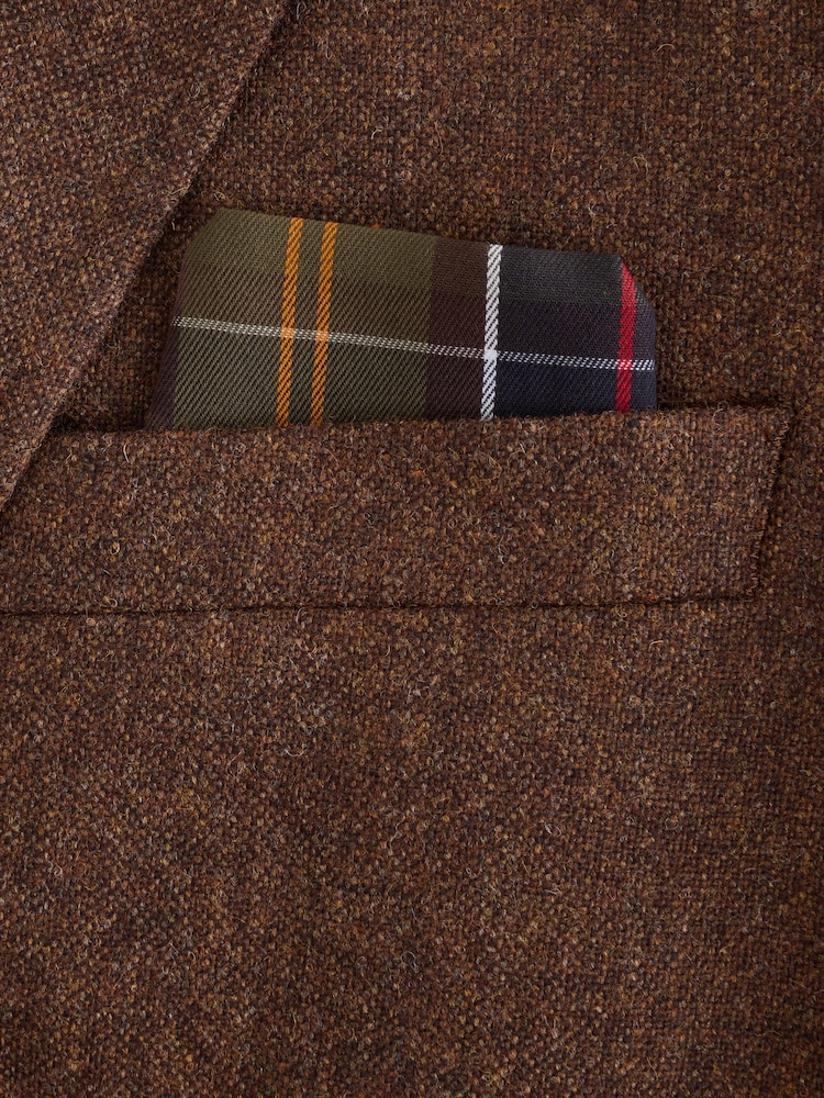 Barbour® Rust Brown Wool Donegal Suit Jacket - Image 2 of 5