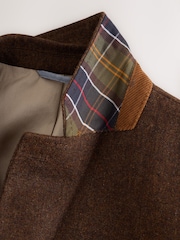 Barbour® Rust Brown Wool Donegal Suit Jacket - Image 3 of 5