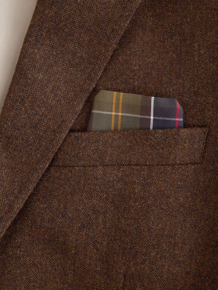 Barbour® Rust Brown Wool Donegal Suit Jacket - Image 5 of 5