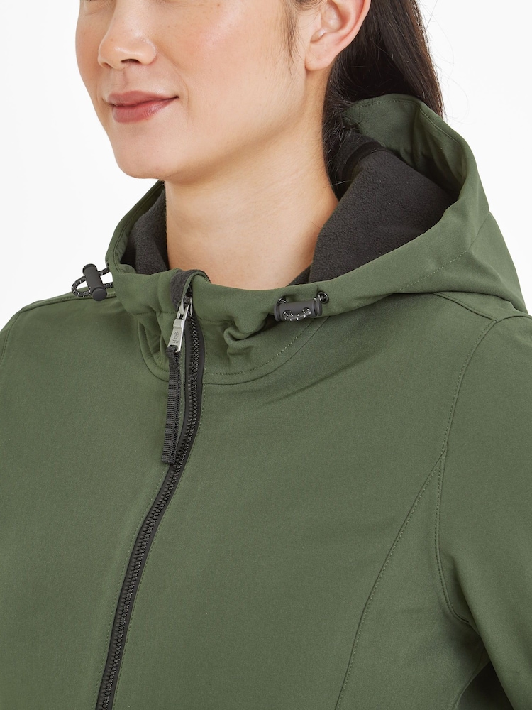 Tog 24 Green Womens Enya Softshell Long Jacket - Image 5 of 5