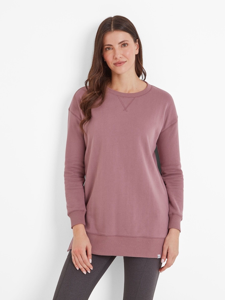 Tog 24 Purple Michelle Womens Sweat Mauve Jumper - Image 2 of 6