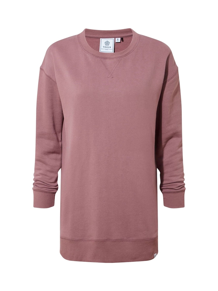 Tog 24 Purple Michelle Womens Sweat Mauve Jumper - Image 6 of 6