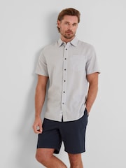 Tog 24 Light Grey Check Fenton Mens Shirt - Image 3 of 6
