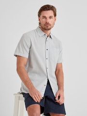 Tog 24 Light Grey Check Fenton Mens Shirt - Image 4 of 6