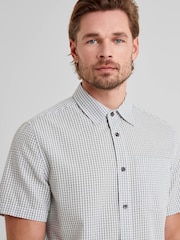 Tog 24 Light Grey Check Fenton Mens Shirt - Image 5 of 6