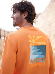Tog 24 Orange Mens Alaric Sweatshirt - Image 1 of 6