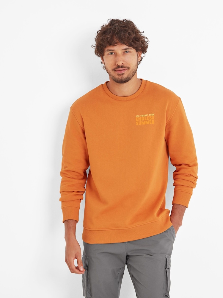 Tog 24 Orange Mens Alaric Sweatshirt - Image 3 of 6