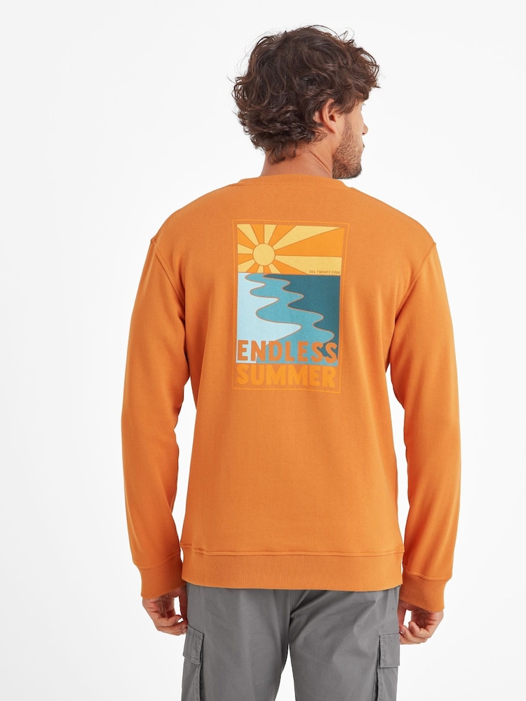 Tog 24 Orange Mens Alaric Sweatshirt - Image 4 of 6