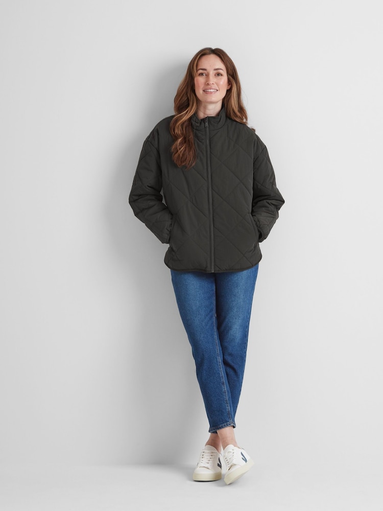 Tog 24 Washed Black Cirnan Womens Padded Jacket - Image 3 of 7