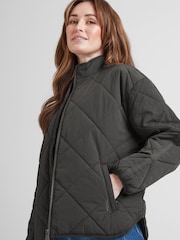 Tog 24 Washed Black Cirnan Womens Padded Jacket - Image 4 of 7