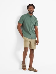 Tog 24 Green Mens Jayden 100% Cotton Shirt - Image 1 of 6
