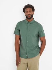 Tog 24 Green Mens Jayden 100% Cotton Shirt - Image 2 of 6