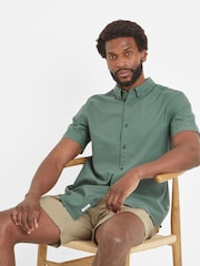 Tog 24 Green Mens Jayden 100% Cotton Shirt - Image 4 of 6