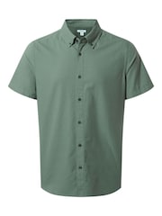 Tog 24 Green Mens Jayden 100% Cotton Shirt - Image 6 of 6