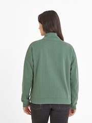 Tog 24 Green Womens Caldene Zip Neck Sweatshirt - Image 3 of 6