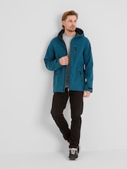 Tog 24 Marine Blue Retner Mens Softshell Hooded Jacket - Image 1 of 7