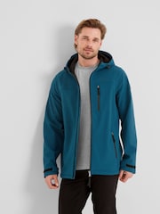 Tog 24 Marine Blue Retner Mens Softshell Hooded Jacket - Image 2 of 7
