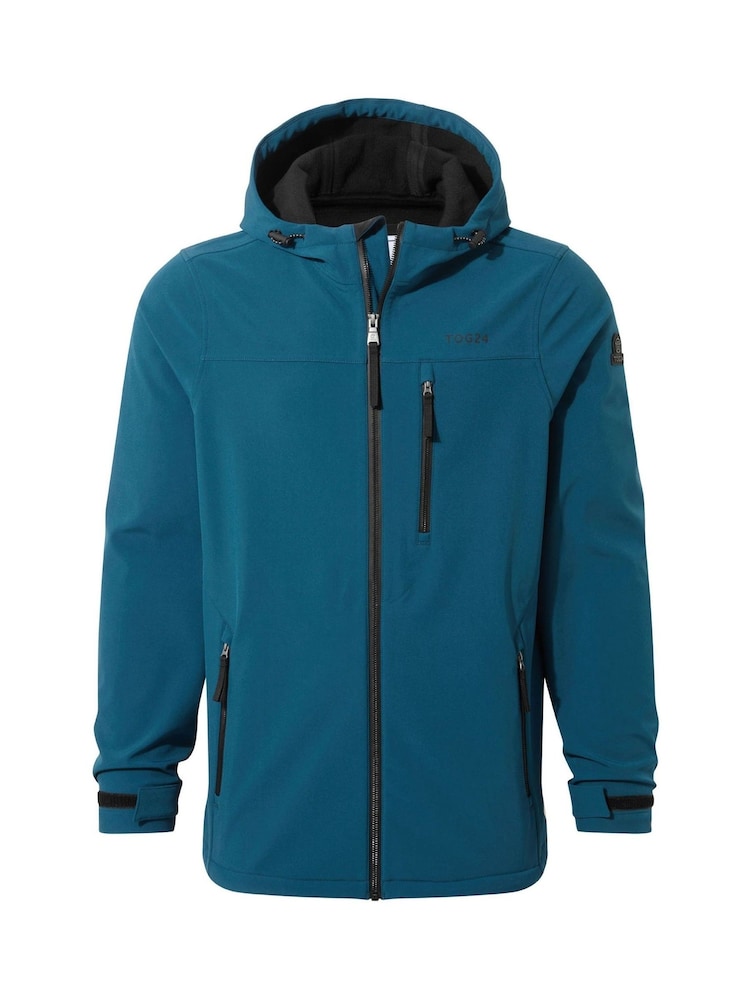 Tog 24 Marine Blue Retner Mens Softshell Hooded Jacket - Image 7 of 7