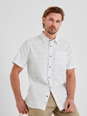 Tog 24 White Mens Sloane 100% Cotton Shirt - Image 5 of 7