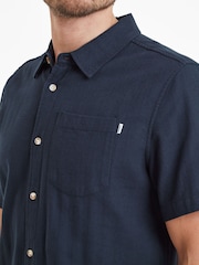Tog 24 Blue Mens Preston 100% Cotton Shirt - Image 6 of 7