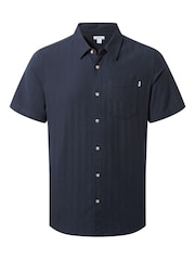 Tog 24 Blue Mens Preston 100% Cotton Shirt - Image 7 of 7