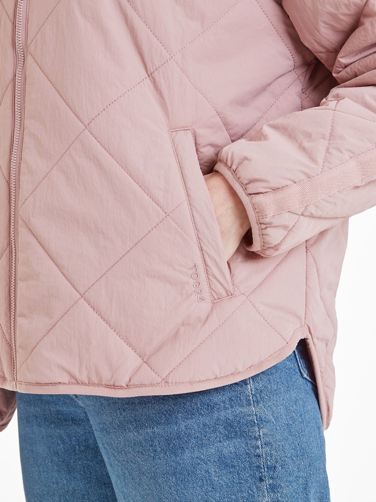 Tog 24 Pink Orford Womens Hooded Padded Jacket - Image 6 of 7